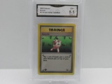 GMA GRADED 1999 POKEMON FOSSIL TRAINER 1ST EDITION RECYCLE #61 - EX+ 5.5
