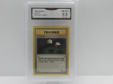 GMA GRADED 1999 POKEMON FOSSIL TRAINER GAMBLER #60 - NM MT+ 8.5