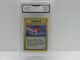 GMA GRADED 1999 POKEMON JUNGLE TRAINER POKE BALL #64 - NM MT+ 8.5