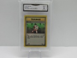 GMA GRADED 1999 POKEMON FOSSIL TRAINER 1ST EDITION RECYCLE #61 - MINT 9