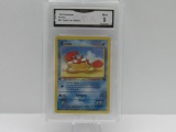 GMA GRADED 1999 POKEMON FOSSIL 1ST EDITION KRABBY #51 - MINT 9