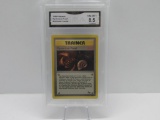 GMA GRADED 1999 POKEMON FOSSIL TRAINER MYSTERIOUS FOSSIL #62 - NM MT+ 8.5