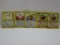5 Count Lot of Vintage Black Star RARE Pokemon Trading Cards