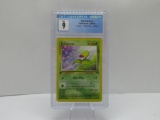 CGC Graded Mint 9 - Jungle 1st Edition Pokemon Card - Bellsprout 49/64