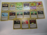 Lot of 15 First Edition Vintage Pokemon Trading Cards
