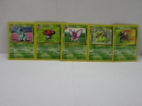 5 Count Lot of Vintage Black Star RARE Pokemon Trading Cards