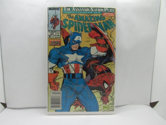 Amazing Spider-Man #323 Todd McFarlane Captain America 1989 Marvel