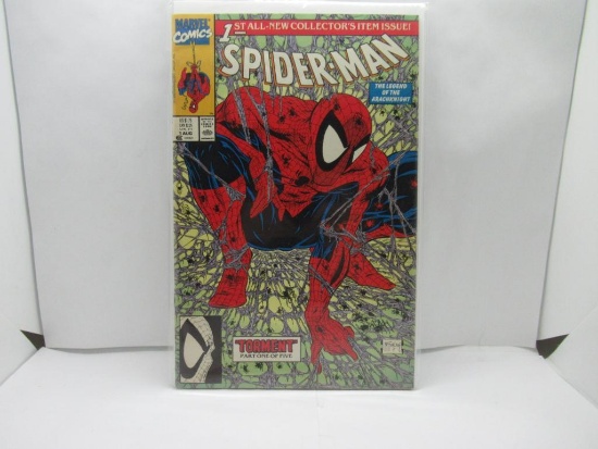 Spider-Man #1 Todd McFarlane First Issue Green Cover 1990 Marvel