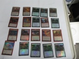 20 Count Lot of MAGIC the Gathering Gold Symbol Rare & Foil Cards from Collection