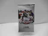 Factroy Sealed 2020 Topps CHROME Update Series Baseball 4 Card Pack