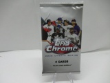 Factroy Sealed 2020 Topps CHROME Update Series Baseball 4 Card Pack