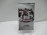 Factroy Sealed 2020 Topps CHROME Update Series Baseball 4 Card Pack