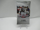 Factroy Sealed 2020 Topps CHROME Update Series Baseball 4 Card Pack