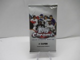 Factroy Sealed 2020 Topps CHROME Update Series Baseball 4 Card Pack