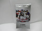 Factroy Sealed 2020 Topps CHROME Update Series Baseball 4 Card Pack