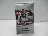 Factroy Sealed 2020 Topps CHROME Update Series Baseball 4 Card Pack