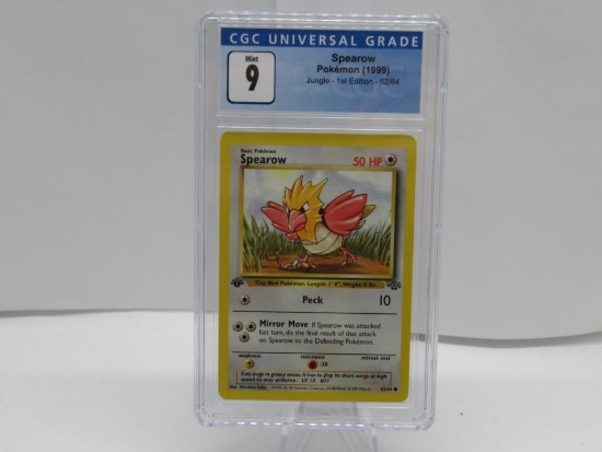 CGC Pokemon Mint 9 - 1999 Jungle 1st Edition - Spearow #62