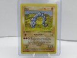 1st Edition Base Set SHADOWLESS POKEMON Card - Onix #56