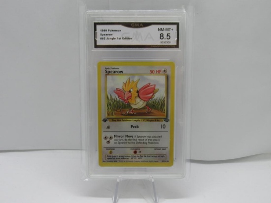 GMA GRADED 1999 POEKMON SPEAROW #62 JUNGLE 1ST EDITION NM MT+ 8.5