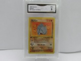 GMA GRADED 1999 POKEMON RHYHORN #61 JUNGLE 1ST EDITION MINT 9