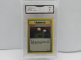 GMA GRADED 1999 POKEMON GAMBLER #60 FOSSIL TRAINER NM 7