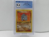 CGC GRADED 1999 POKEMON RHYHORN 61/64 JUNGLE 1ST EDITION GEM MIT 9.5