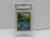 GMA GRADED 1999 POKEMON HORSEA #49 FOSSIL NM 7