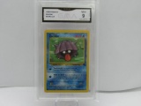 GMA GRADED 1999 POKEMON SHELLDER #54 FOSSIL MINT 9