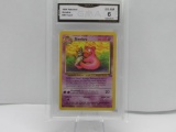 GMA GRADED 1999 POKEMON SLOWBRO #43 FOSSIL EX NM 6