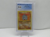 CGC GRADED RHYHORN POKEMON 1999 JUNGLE 1ST EDITION 61/64 GEM MINT 9.5