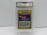 GMA GRADED 1999 POKEMON POKE BALL #64 JUNGLE TRAINER 1ST EDITION MINT 9