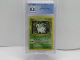 CGC GRADED NIDORAN POKEMON 1999 JUNGLE 1ST EDITION 57/64 NM MT+ 8.5