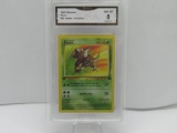 GMA GRADED 1999 POKEMON PINSIR #25 JUNGLE 1ST EDITION NM MT 8