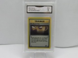 GMA GRADED 2000 POKEMON THE BOSS'S WAY #73 TEAM ROCKET TRAINER MINT 9