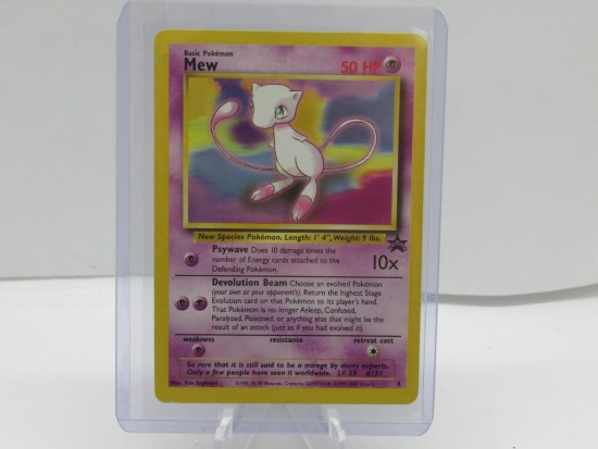 Vintage Black Star Promos Pokemon Card - MEW #8