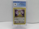 CGC Graded Pokemon JUNGLE 1st Edition MINT 9 - MEOWTH 56/64