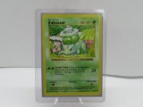 Base Set Unlimited SHADOWLESS Pokemon Card - BULBASAUR 44/102
