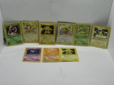 9 Count Lot of Vintage RARE Pokemon Cards from HUGE Collection