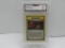 GMA GRADED 1999 POKEMON MYSTERIOUS FOSSIL #62 FOSSIL TRAINER MINT 9