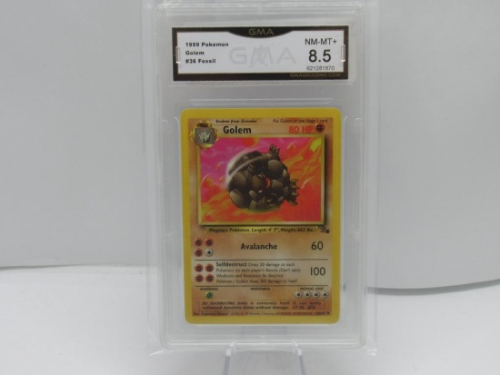 GMA GRADED 1999 GOLEM #36 FOSSIL NM-MT+ 8.5