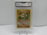 GMA GRADED 1999 POKEMON MANKEY #55 JUNGLE 1ST EDITION MINT 9