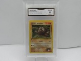 GMA GRADED 2000 POKEMON BROCK'S GEODUDE #38 GYM HEROES 1ST EDITION EX-NM 6