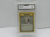 GMA GRADED 1999 POKEMON PROFESSOR OAK #88 TRAINER MINT 9