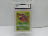 GMA GRADED 1999 POKEMON EKANS #46 MINT 9