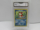 GMA GRADED 1999 POKEMON GOLDEEN #53 JUNGLE 1ST EDITION NM 7