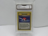 GMA GRADED 1999 POKEMON POKE BALL #64 JUNGLE TRAINER 1ST EDITION MINT 9