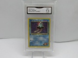 GMA GRADED 2000 POKEMON MISTYS TENTACOOL #32 GYM HEROES 1ST EDITION NM+ 7.5