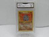 GMA GRADED 1999 POKEMON RHYHORN #61 JUNGLE 1ST EDITION GEM MT 10