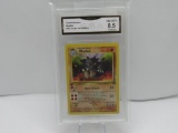 GMA GRADED 1999 POKEMON RHYDON #45 JUNGLE 1ST EDITION NM MT+ 8.5