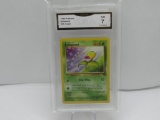 GMA GRADED 1999 POKEMON BELLSPROUT #49 JUNGLE NM 7